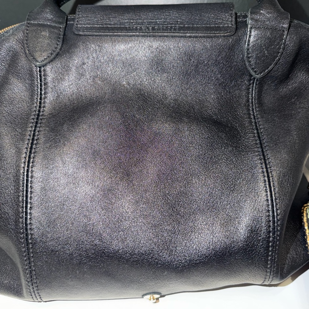Longchamp leather bag with embroidery - Picture 5 of 11